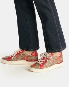 Coach 5.5 mx Clip Low Top Sneaker In Signature Canvas With Wild