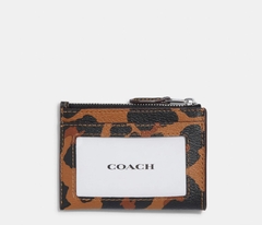 Mini Skinny Id Case With Leopard Print - comprar en línea