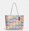 City Tote In Rainbow Signature Canvas