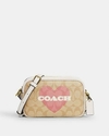 Mini Jamie Camera Bag In Signature Canvas With Heart Print