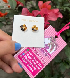 Resin Clover Earring Aretes Tory Burch