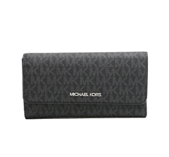 Jet Set Large Logo Trifold Wallet Michael Kors