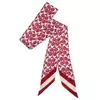 Signature Print Silk Skinny Scarf