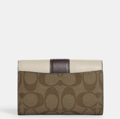 Medium Grace Wallet In Signature Canvas - comprar en línea