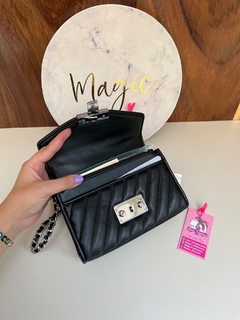 Bolsa mk negra discount crossbody