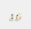 Signatura Enamel Huggie Earrings