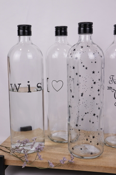 garrafa vidro com silk estampas diversas - comprar online