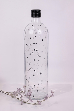 Imagem do garrafa vidro com silk estampas diversas