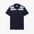 Camisa Polo Masculina Lacoste com painel listrado