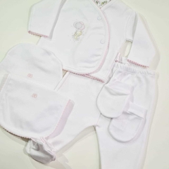 SET AJUAR 5 PIEZAS BUNNY PIMA BABY TIME RS - comprar online