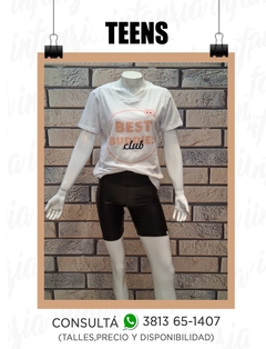 REMERA BEST BUDDIES CALZA ENGOMADA LEATHER