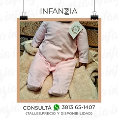 ENTERITO PLUSH ULTRASOFT BABY TIME BORDADO AJUAR