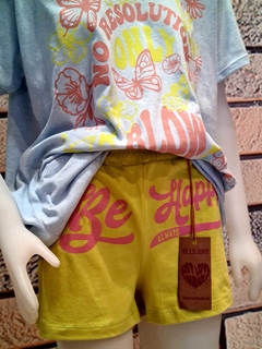 REMERA ONLY SHORT BE HAPPY - comprar online