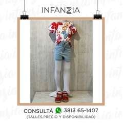 REMERA BUTTERFLY + SHORT BUGGIE + SANDALIAS IFZ