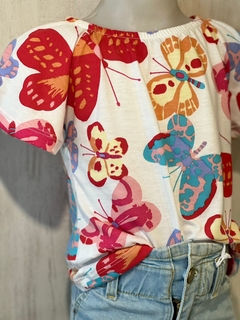 REMERA BUTTERFLY + SHORT BUGGIE + SANDALIAS IFZ - comprar online