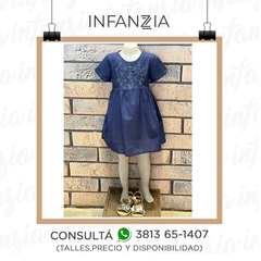 VESTIDO BOHEM AZ + SANDALIAS TITA PL