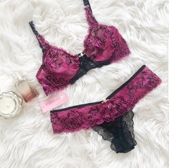 Allegra Bicolor Fucsia y negro - comprar online