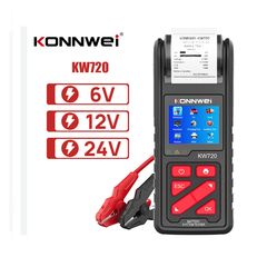 Analizador de Baterías con Impresora 6V - 12V - 24V Konnwei KW720 en internet