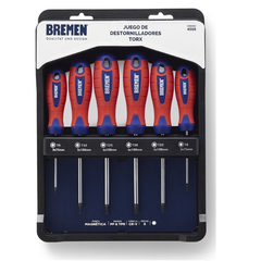 Juego de destornilladores torx x 6 pcs Bremen 4558