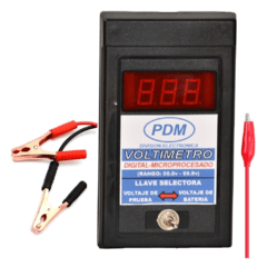 Voltimetro microprocesado autoalimentado PDM