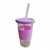 Vaso Summer Tapa Plana - Rosa