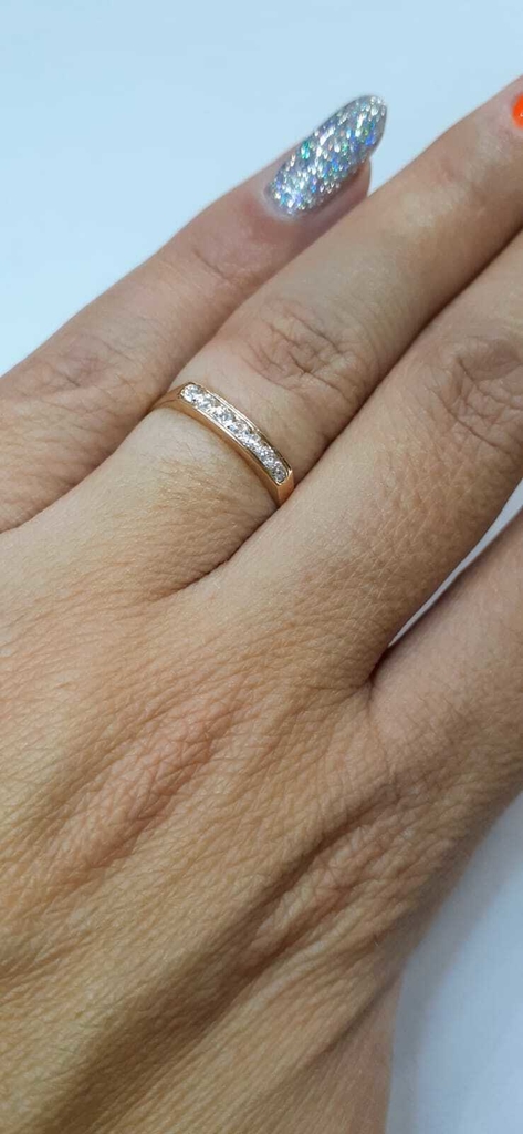 Anillo Oro 18 k Medio sin Fin 1 4 gr Valen di Breda