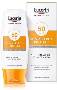Eucerin Sun Allergy Protect FPS50+ Sun Cream Gel Rostro y Cuerpo x150ml