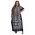 Kaftan Vestido Longo BIXUGRILLO estampada Snake