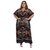 Kaftan Vestido Longo BIXUGRILLO estampada Correntes