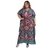 Kaftan Vestido Longo BIXUGRILLO estampada Arabescos floral