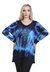 Blusa Tie-dye Azul colar