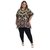 Blusa Kaftan BIXUGRILLO estampada Volpi