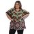 Blusa Kaftan BIXUGRILLO estampada Volpi