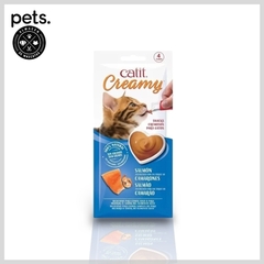 Catit Creamy Salmón Golosina Premium Para Gatos