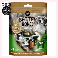 BETTER BONES - HUESOS ENROLLADOS DE POLLO CON CORDERO/MENTA 9 U. - comprar online