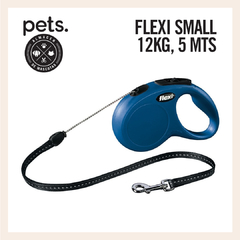 Flexi New CLASSIC cordón S 5 m, azul 12 kg