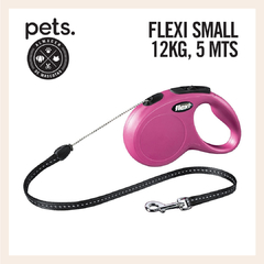 Flexi New CLASSIC cordón S 5 m rosa 12 kg