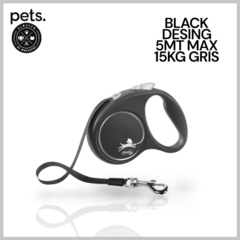 CORREA FLEXI BLACK DESIGN CINTA SMALL 5 MT MAX 15 Kg. GRIS