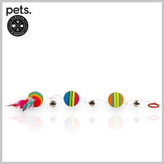 SET DE PELOTAS DE JUEGO CON PLUMAS TRIXIE - comprar online