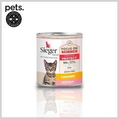 LATA SIEGER KITTEN POLLO 340 G.