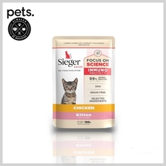 SOBRE SIEGER KATZE KITTEN POLLO 100 GR