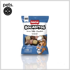 BOCADITOS GOLOCAN CARNE POLLO Y CHOCOLATE 100G.