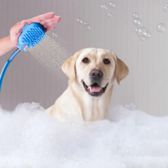 Duchador Manguera Cepillo Masajeador Para Baño Perros - comprar online