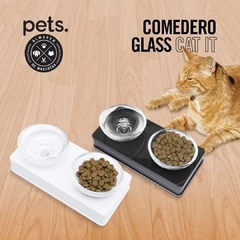 Comedero Glass Cat it