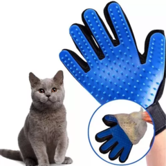Guante True Touch Quita Pelo Mascota Gato Perro Masajeador - comprar online