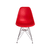 Cadeira Eiffel Eames Cromada - Vermelha - comprar online