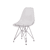 Cadeira Eiffel Eames Cromada - Transparente