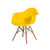 Cadeira Eiffel Com Braço - Amarela