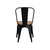 Cadeira Titan Assento Madeira - Preto - comprar online