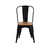 Cadeira Titan Assento Madeira - Preto na internet